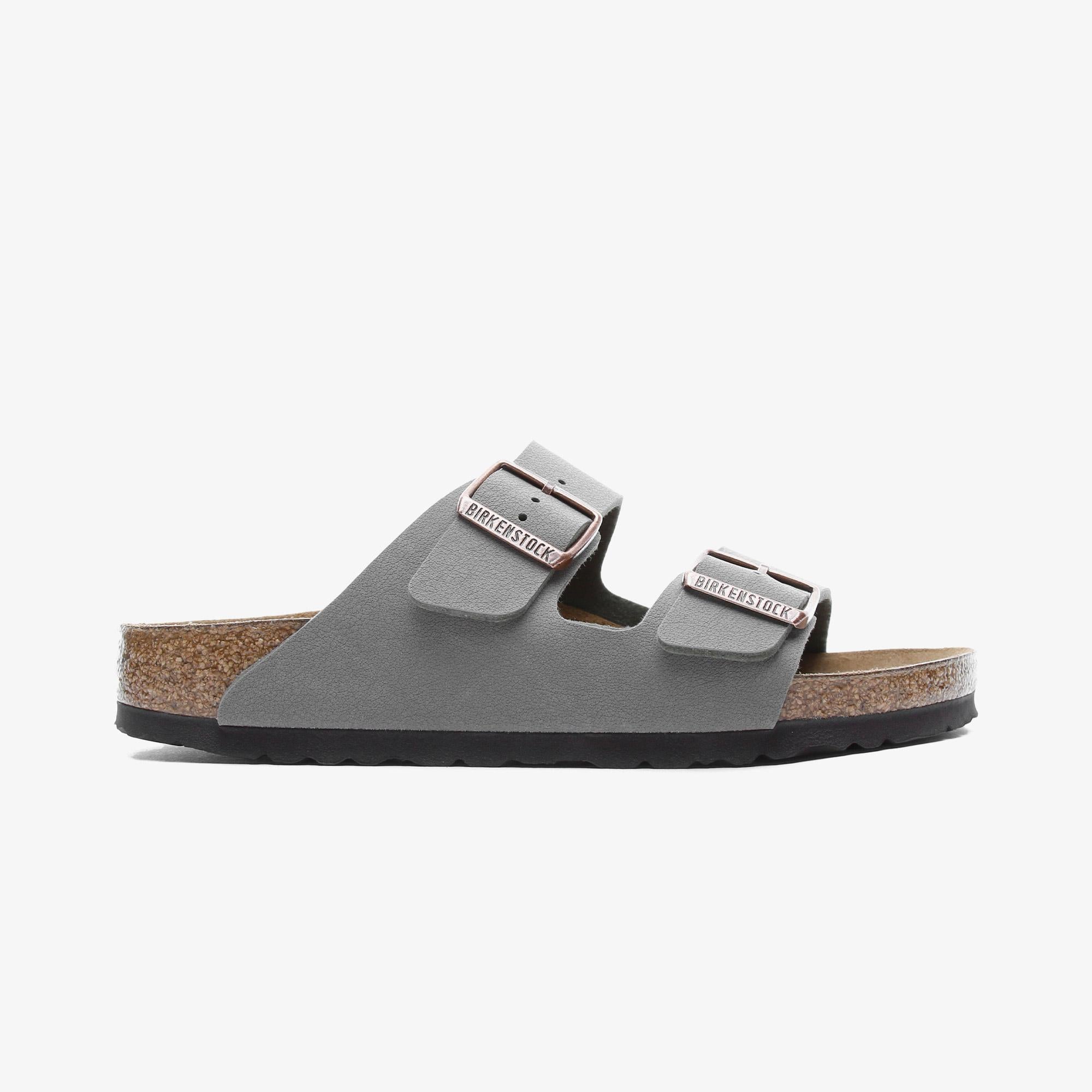 Birkenstock Arizona Bf Unisex Gri Sandalet