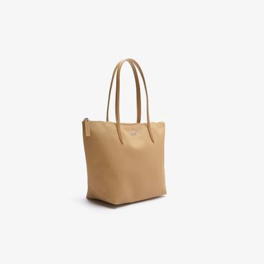  Lacoste Small L.12.12 Kadın Bej Omuz Çantası