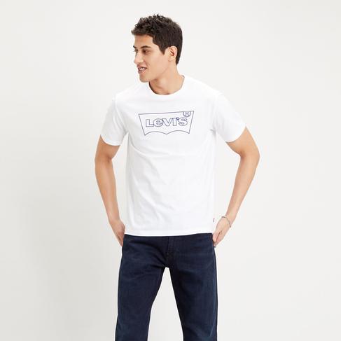  Levi's Housemark Graphic Erkek Mavi T-Shirt