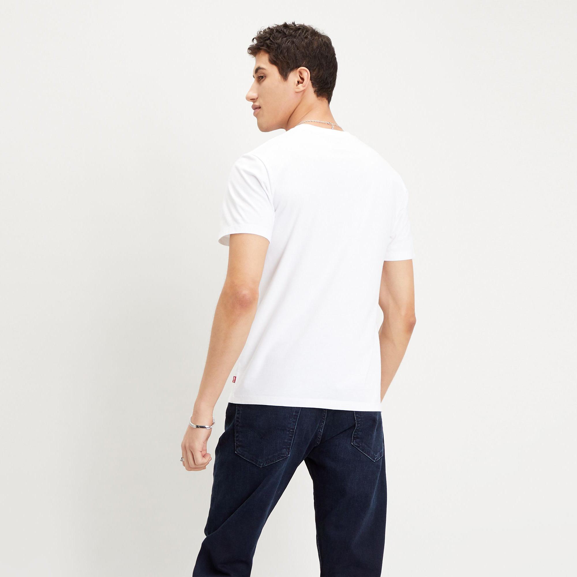 Levi's Housemark Graphic Erkek Beyaz T-Shirt