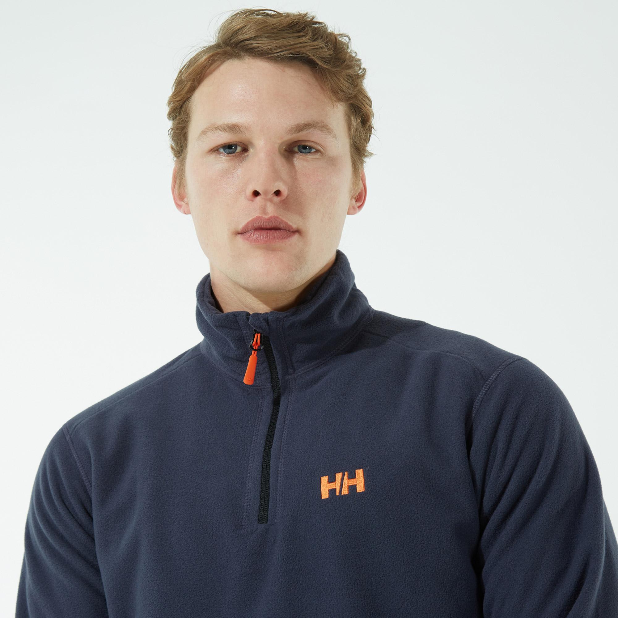 Helly Hansen HH Mount Fleece Erkek Mavi Polar Sweatshirt
