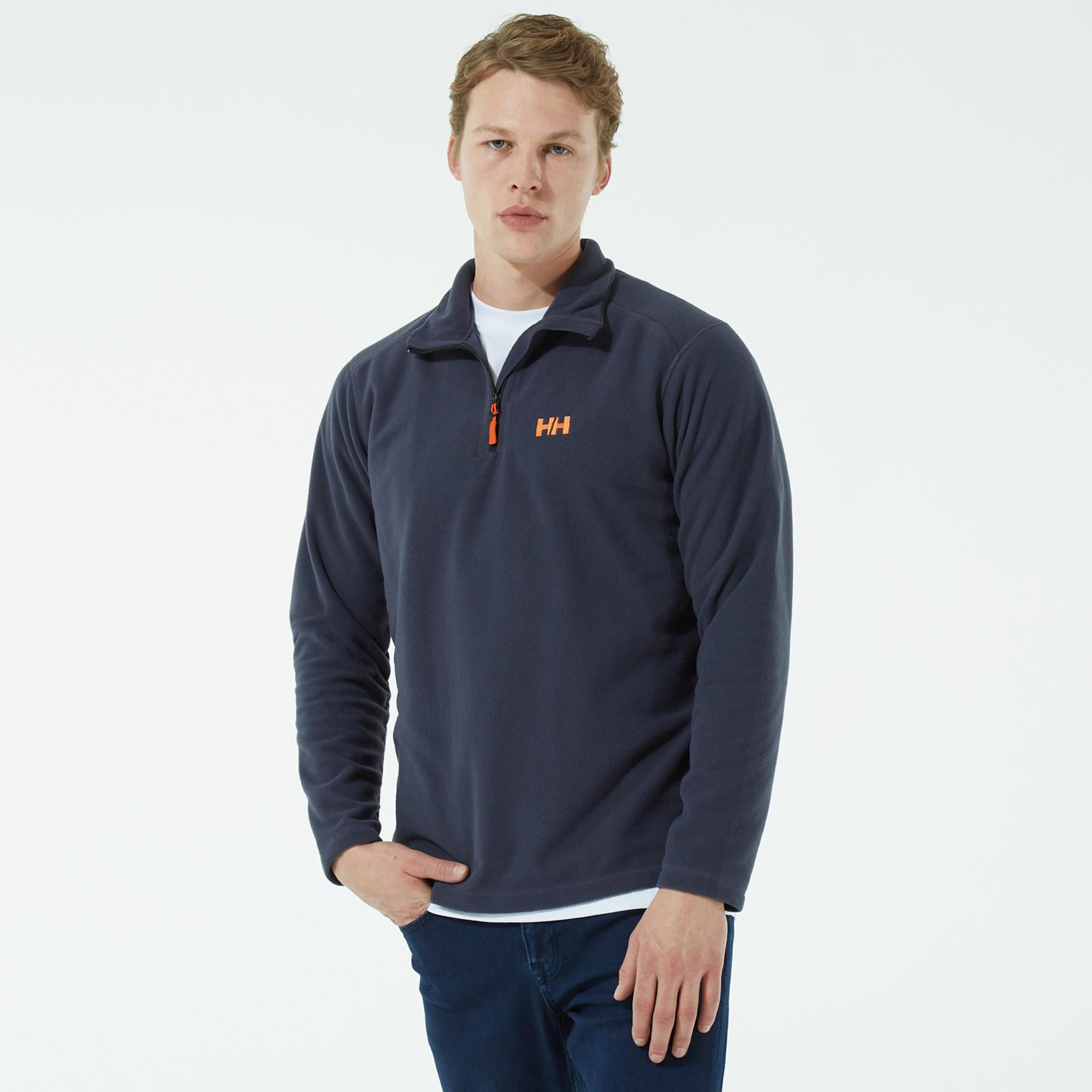 Helly Hansen HH Mount Fleece Erkek Mavi Polar Sweatshirt
