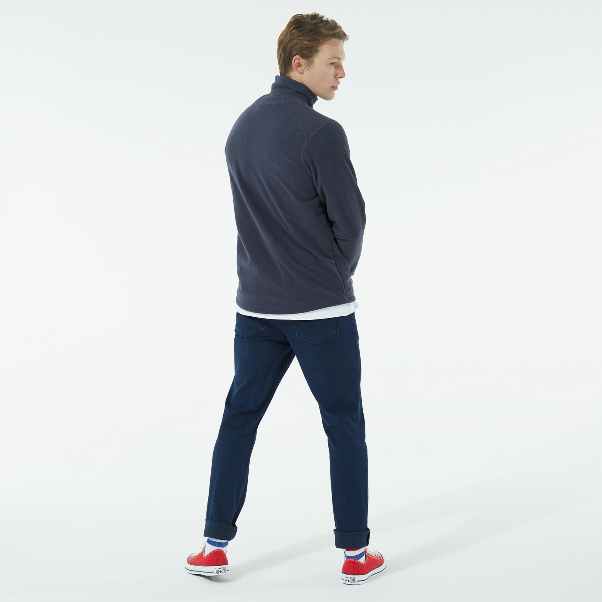 Helly Hansen HH Mount Fleece Erkek Mavi Polar Sweatshirt