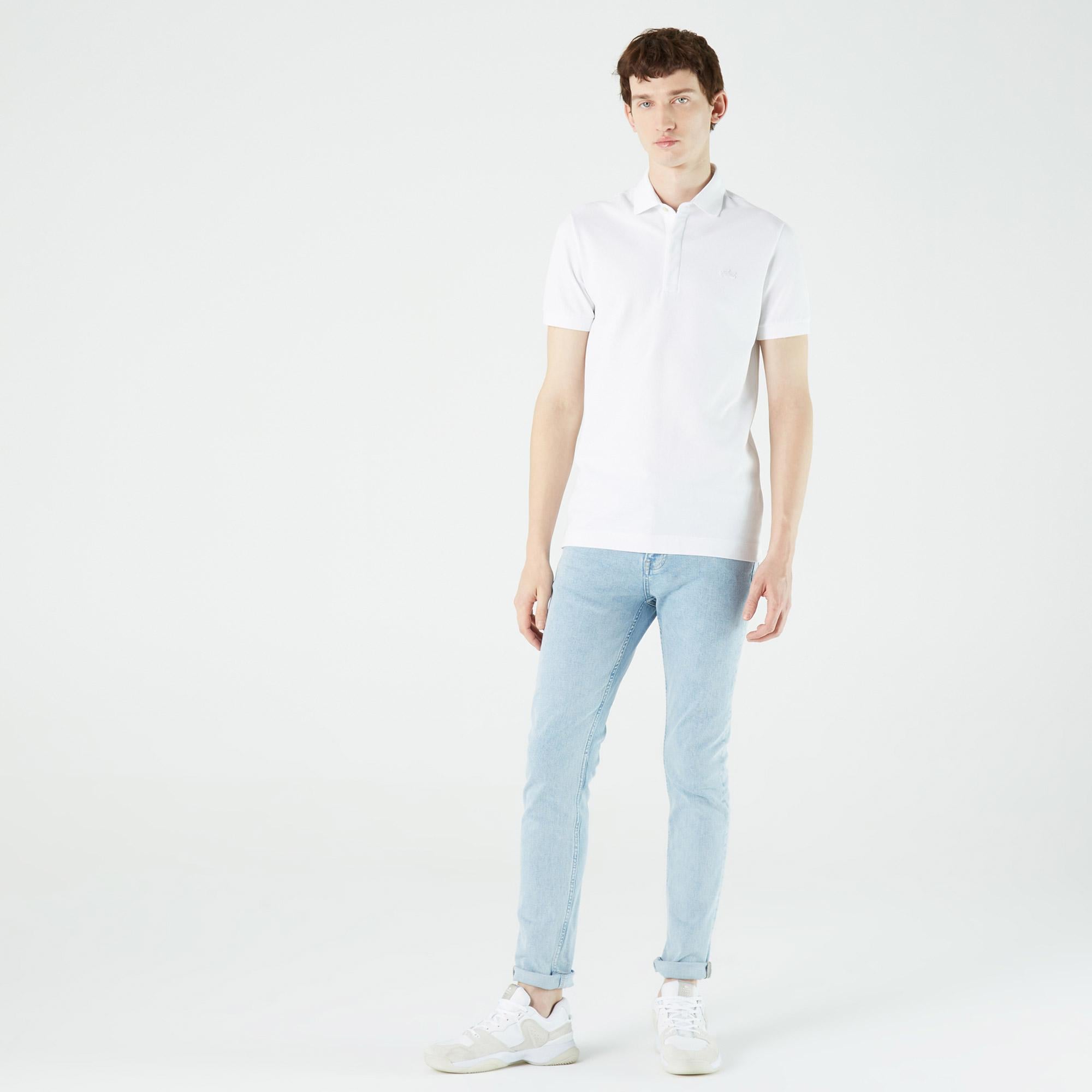 Lacoste Erkek Beyaz Polo