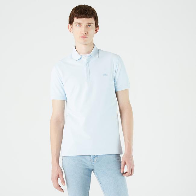  Erkek Regular Fit Açık Mavi Paris Polo