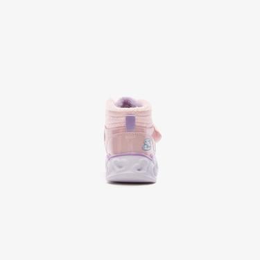  Skechers Heart Lights Brilliant Rainbo Bebek Pembe Bot