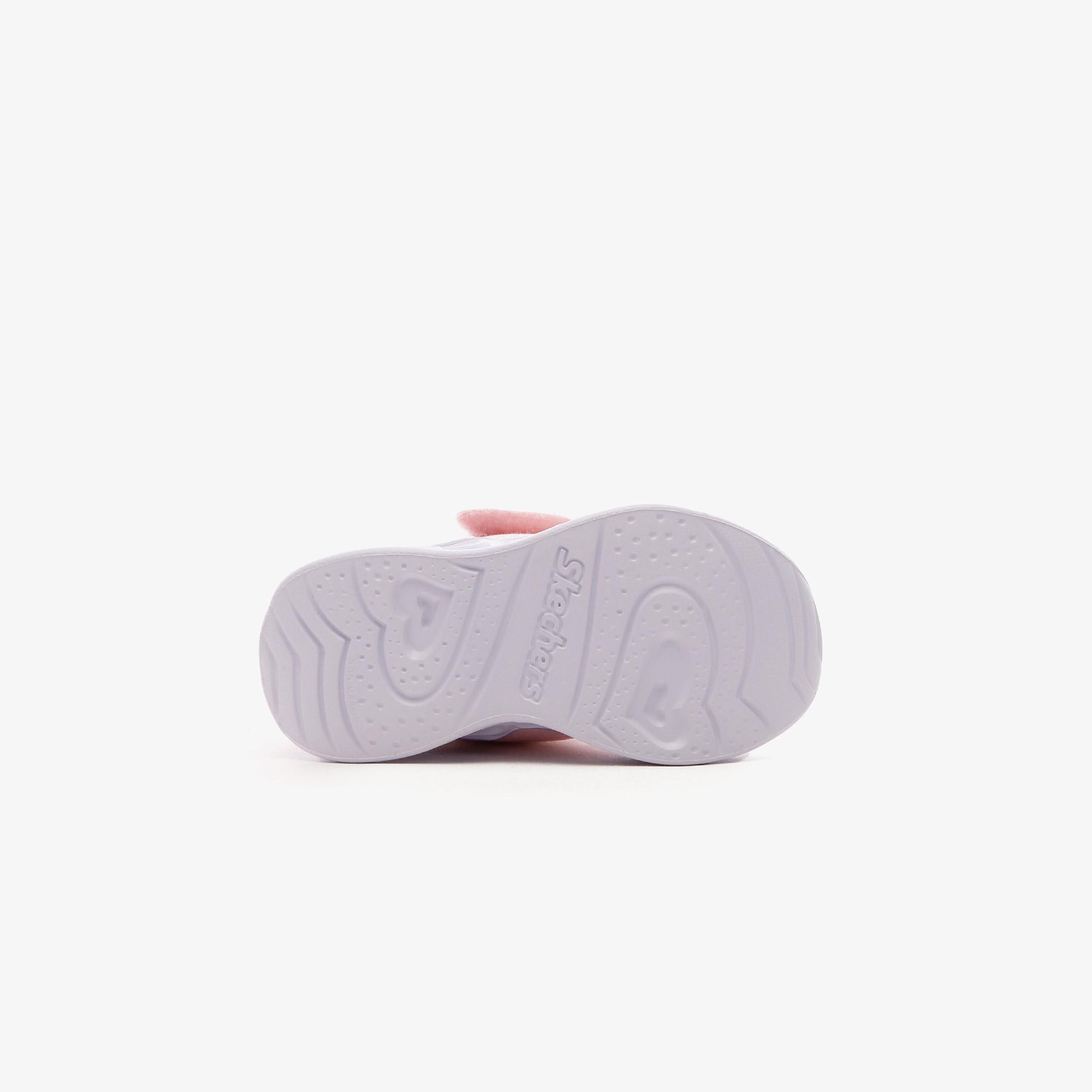 Skechers Heart Lights Brilliant Rainbo Bebek Pembe Bot