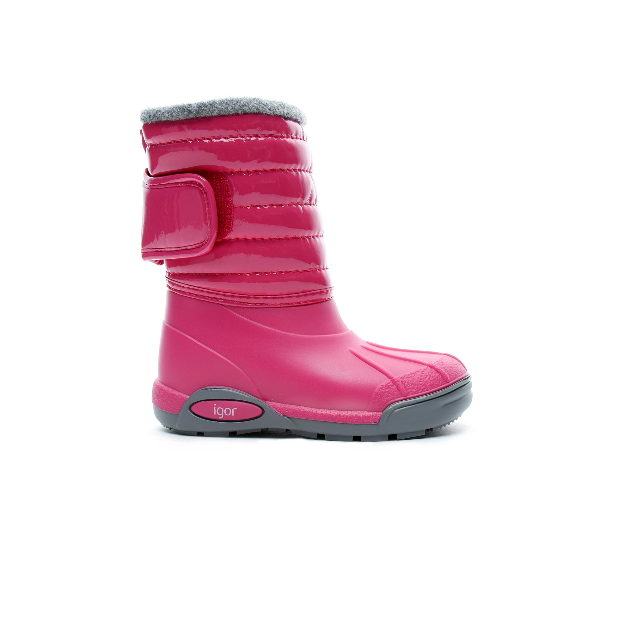 Igor Topo Ski Charol Pembe Bebek Yağmur Botu