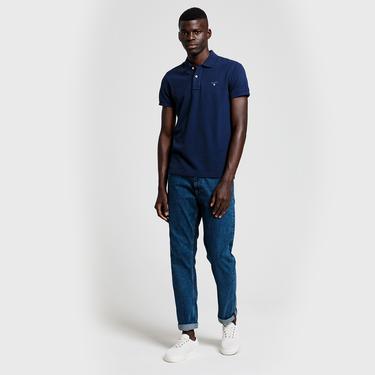 GANT Erkek Lacivert Slim Fit Polo