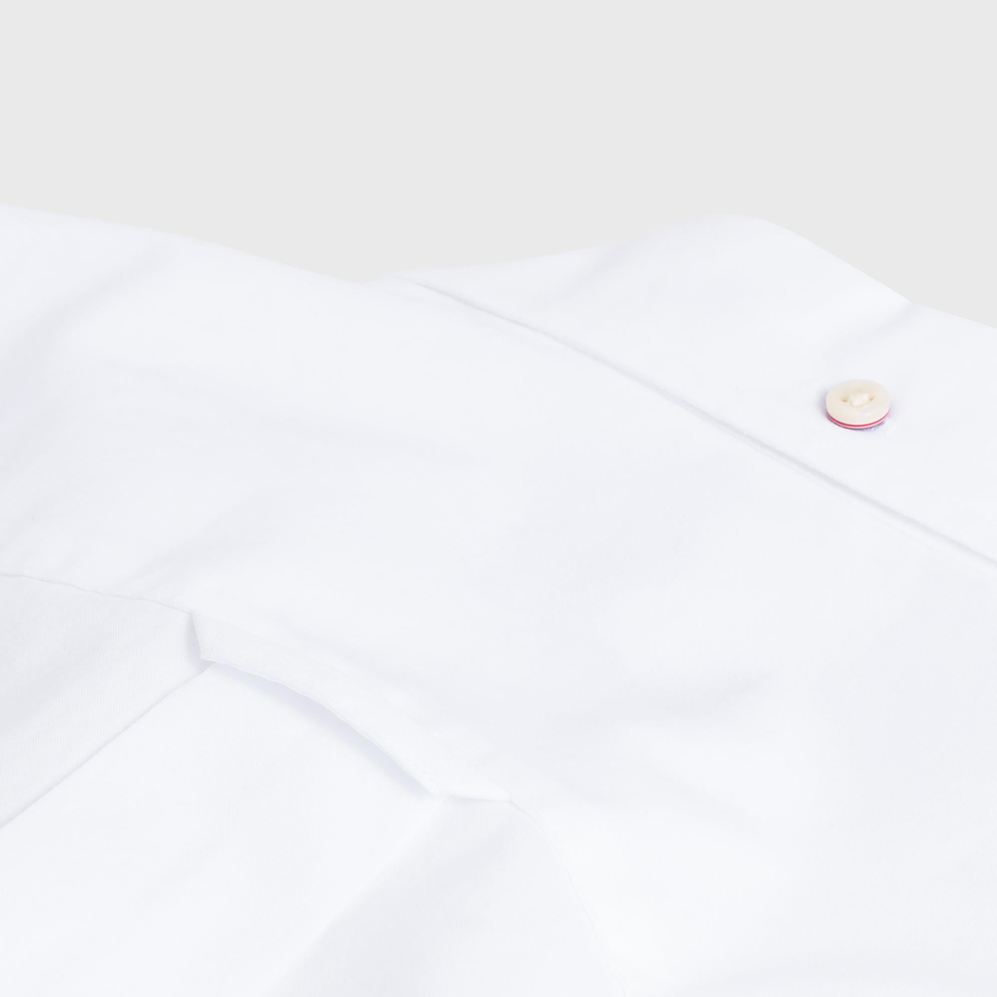 GANT Erkek Beyaz Regular Fit Düğmeli Yaka Broadcloth Gömlek