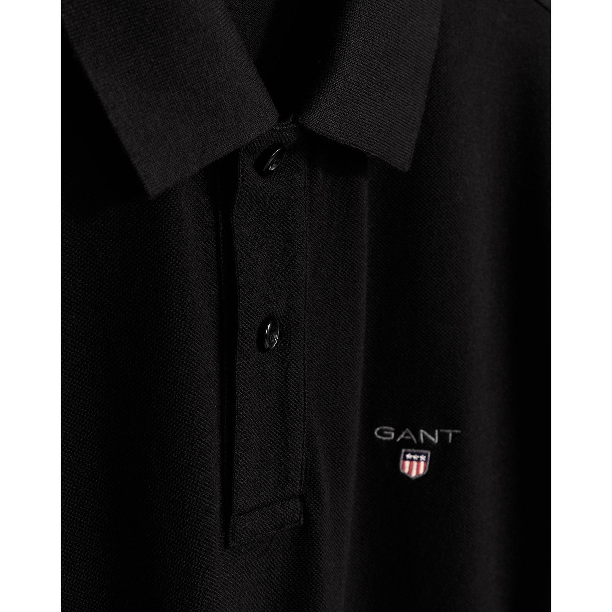 GANT Erkek Siyah Regular Fit Polo