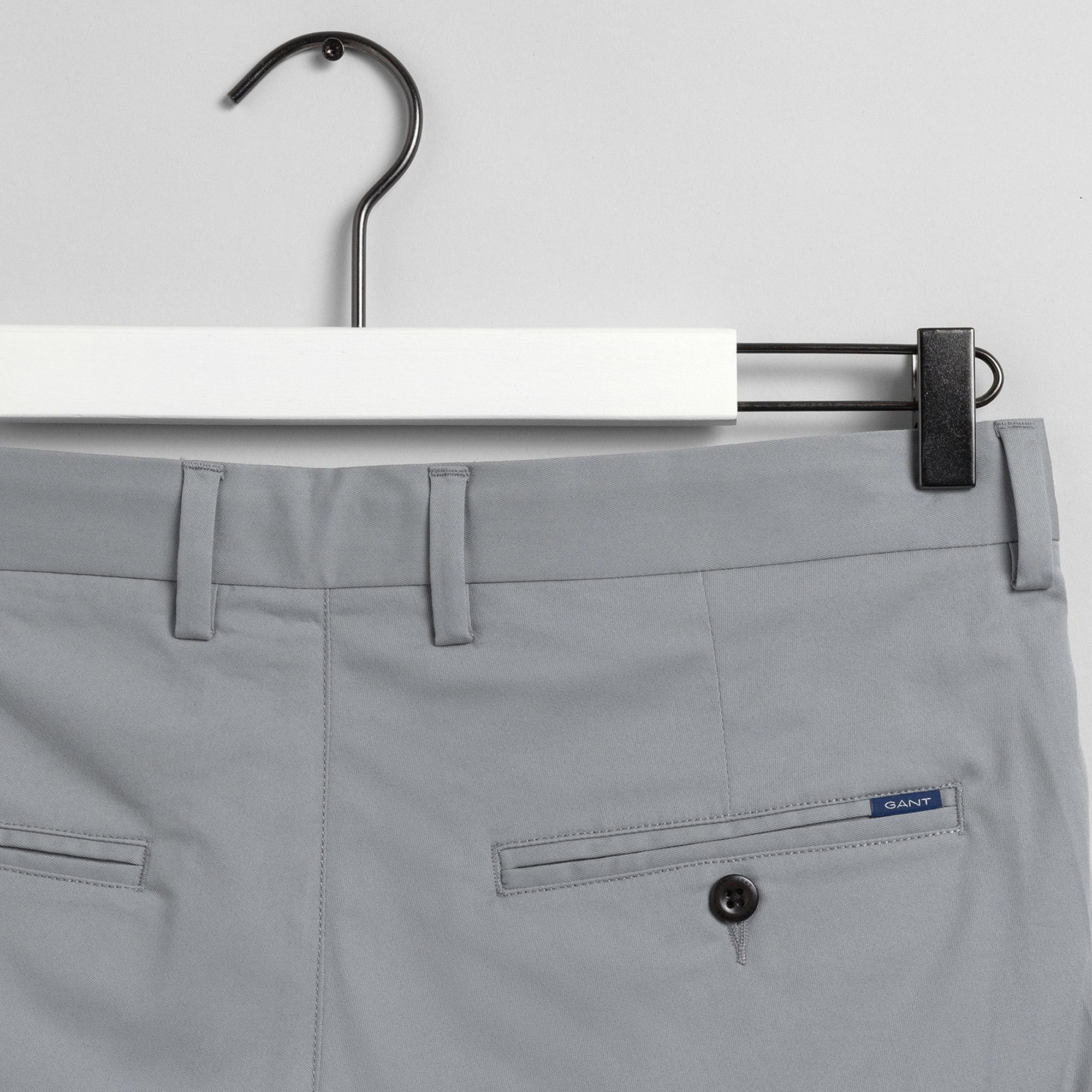 Gant Erkek Gri Slim Fit Şort