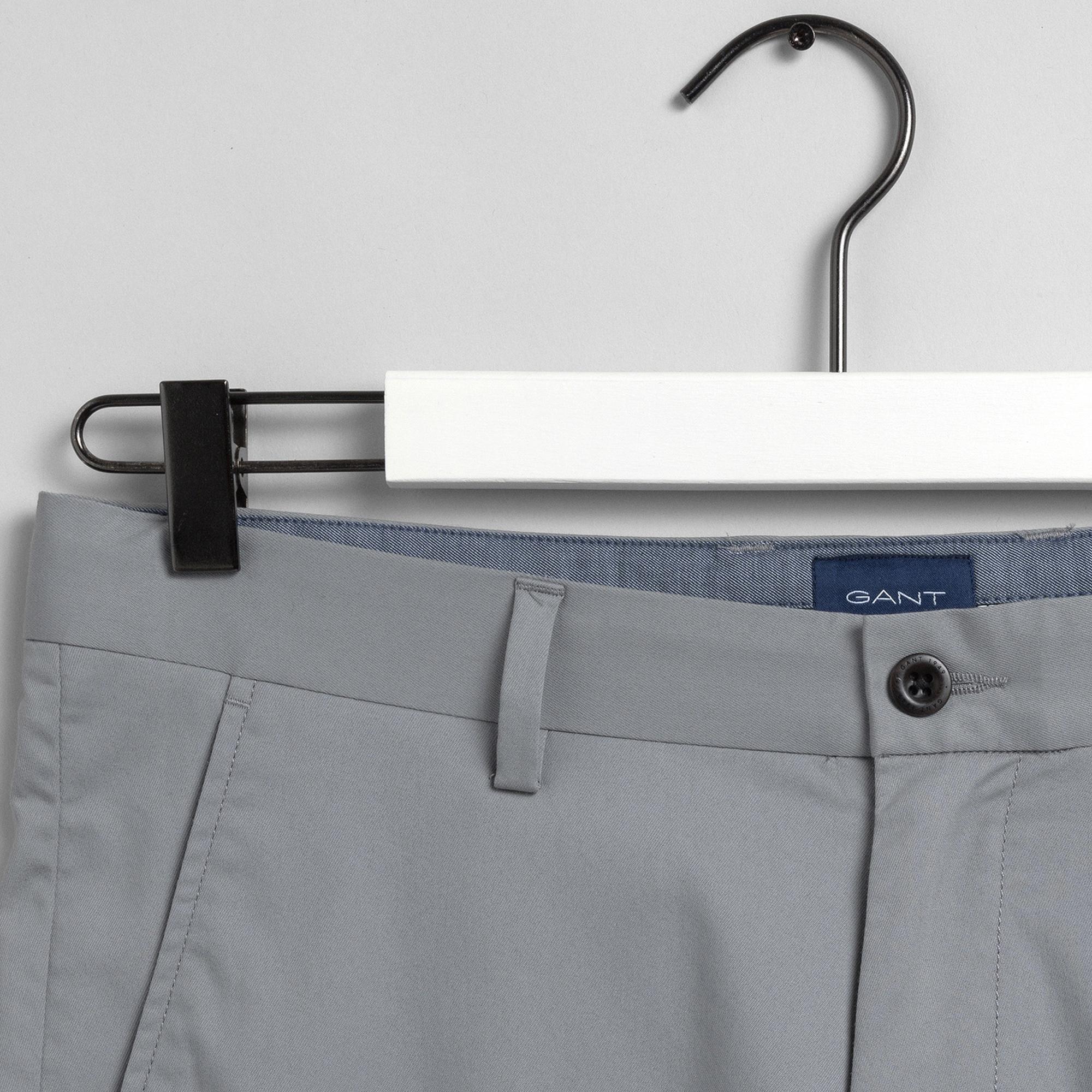 Gant Erkek Gri Slim Fit Şort