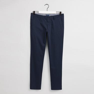  GANT Erkek Lacivert Slim Fit Hallden Pantolon