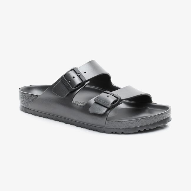  Birkenstock Arizona EVA Erkek Metalik Antrasit Terlik