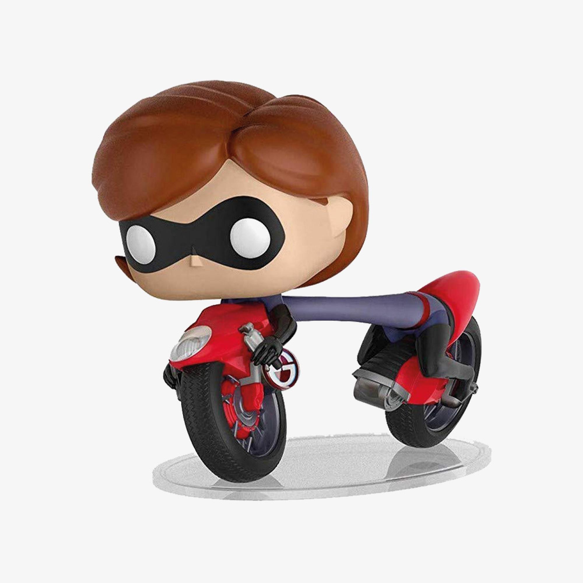 Funko POP-Rides Disney Bike and Elastigirl Unisex Renkli Figür