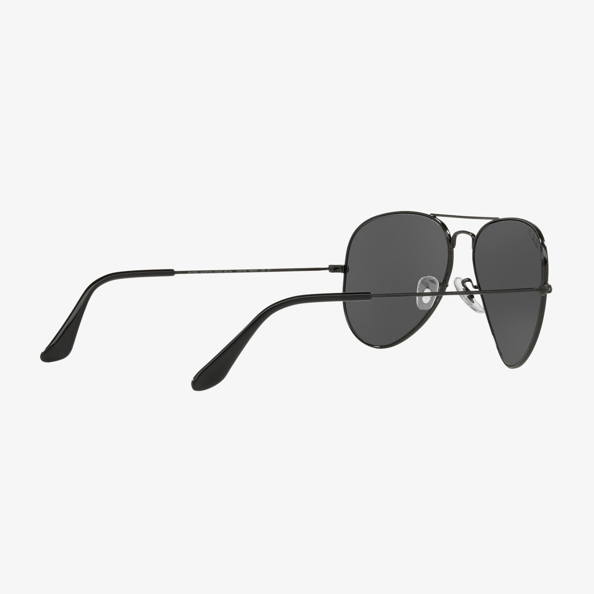 RAY-BAN 0RB3025 Avıator Large Metal Unisex Siyah Güneş Gözlüğü