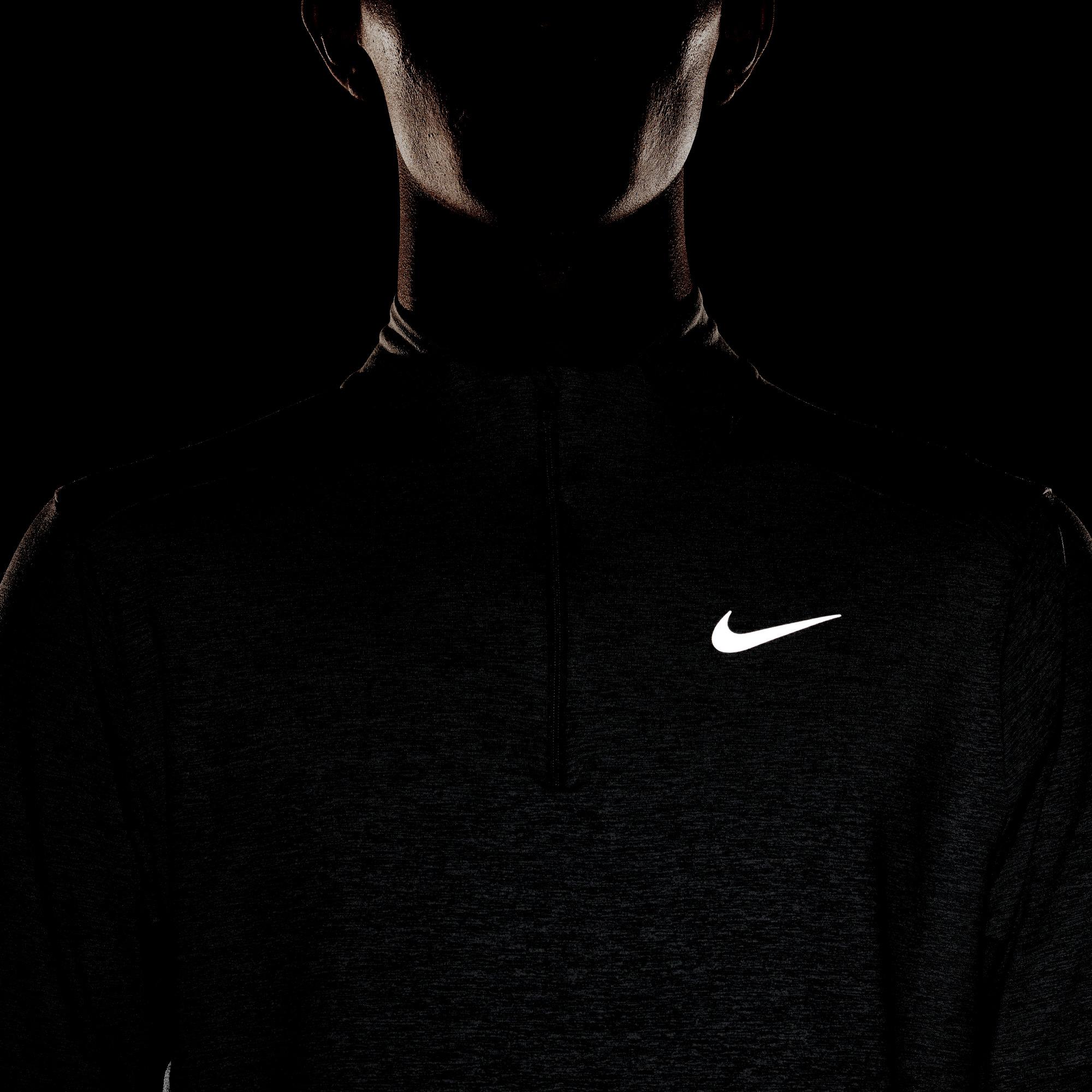 Nike Dri-Fit Element Erkek Gri Uzun Kollu T-Shirt