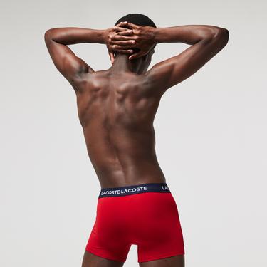  Lacoste Active Erkek 3'lü Renkli Boxer
