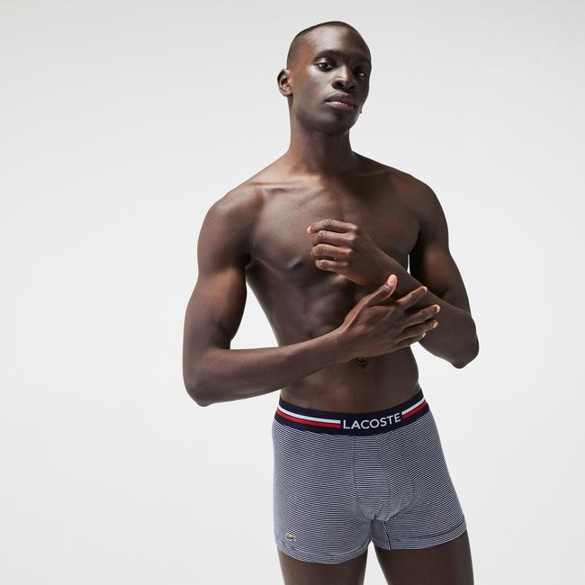  Lacoste Erkek 3'lü Renkli Boxer