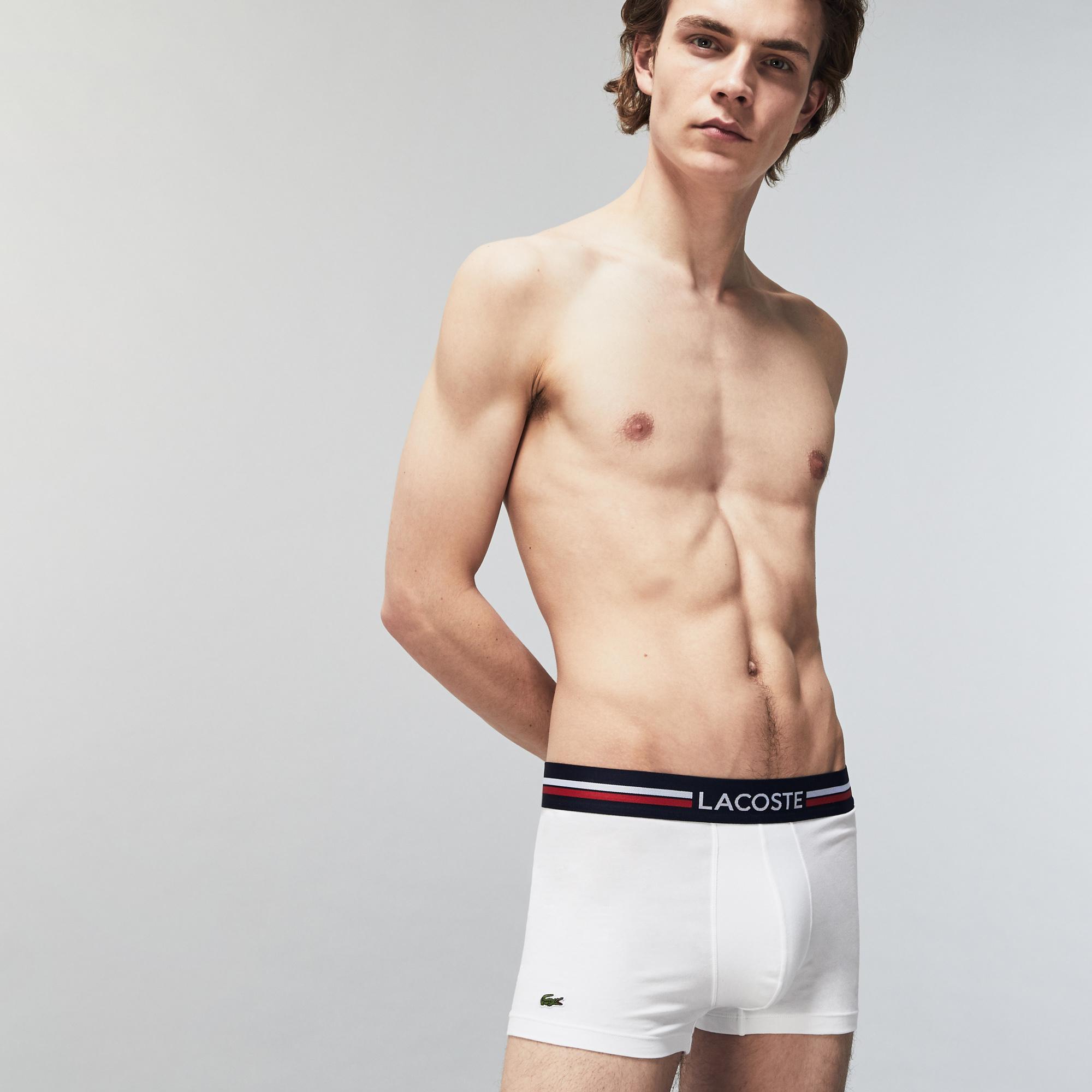 Lacoste 3'lü Erkek Renkli Boxer