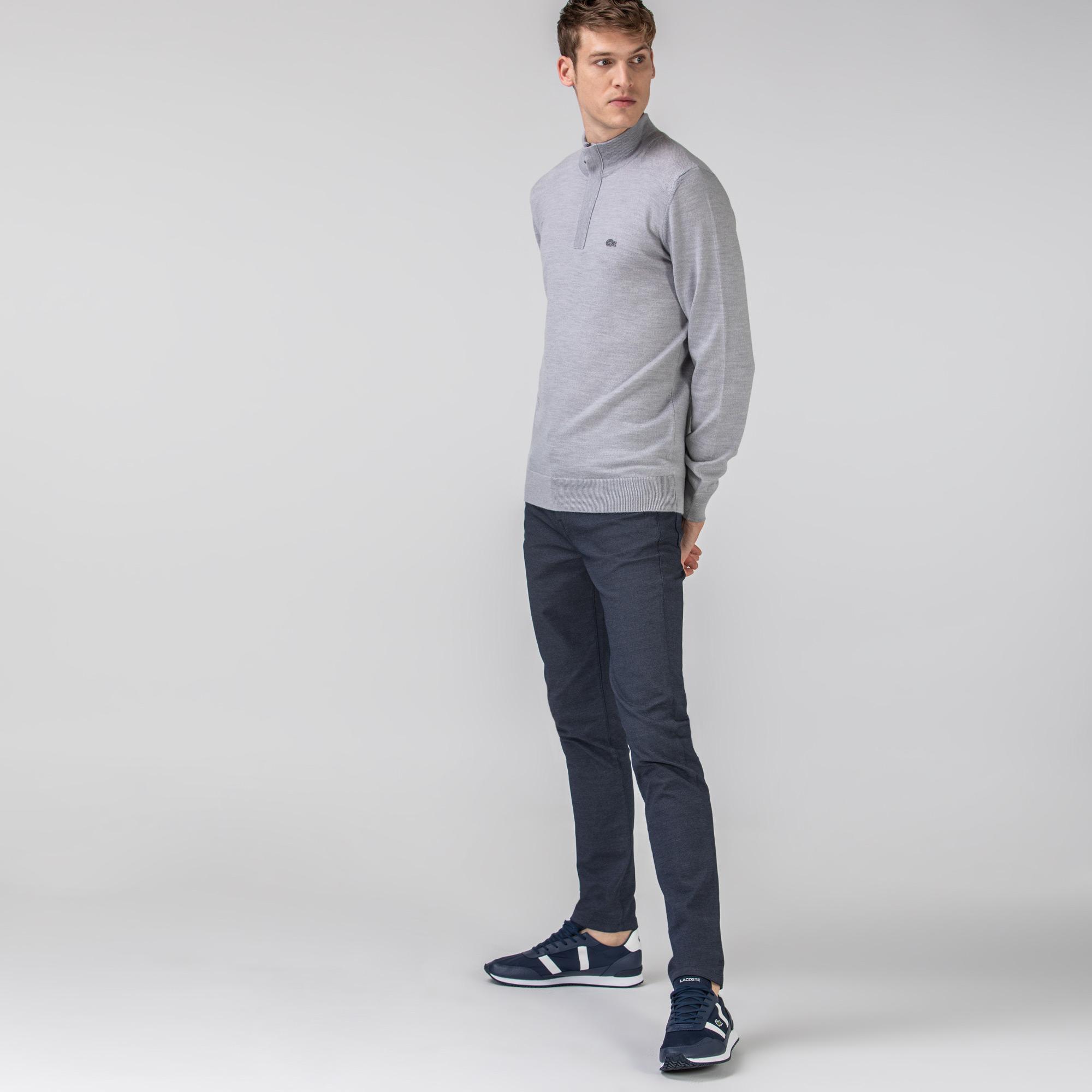 Lacoste Erkek Slim Fit Denim Lacivert Pantolon