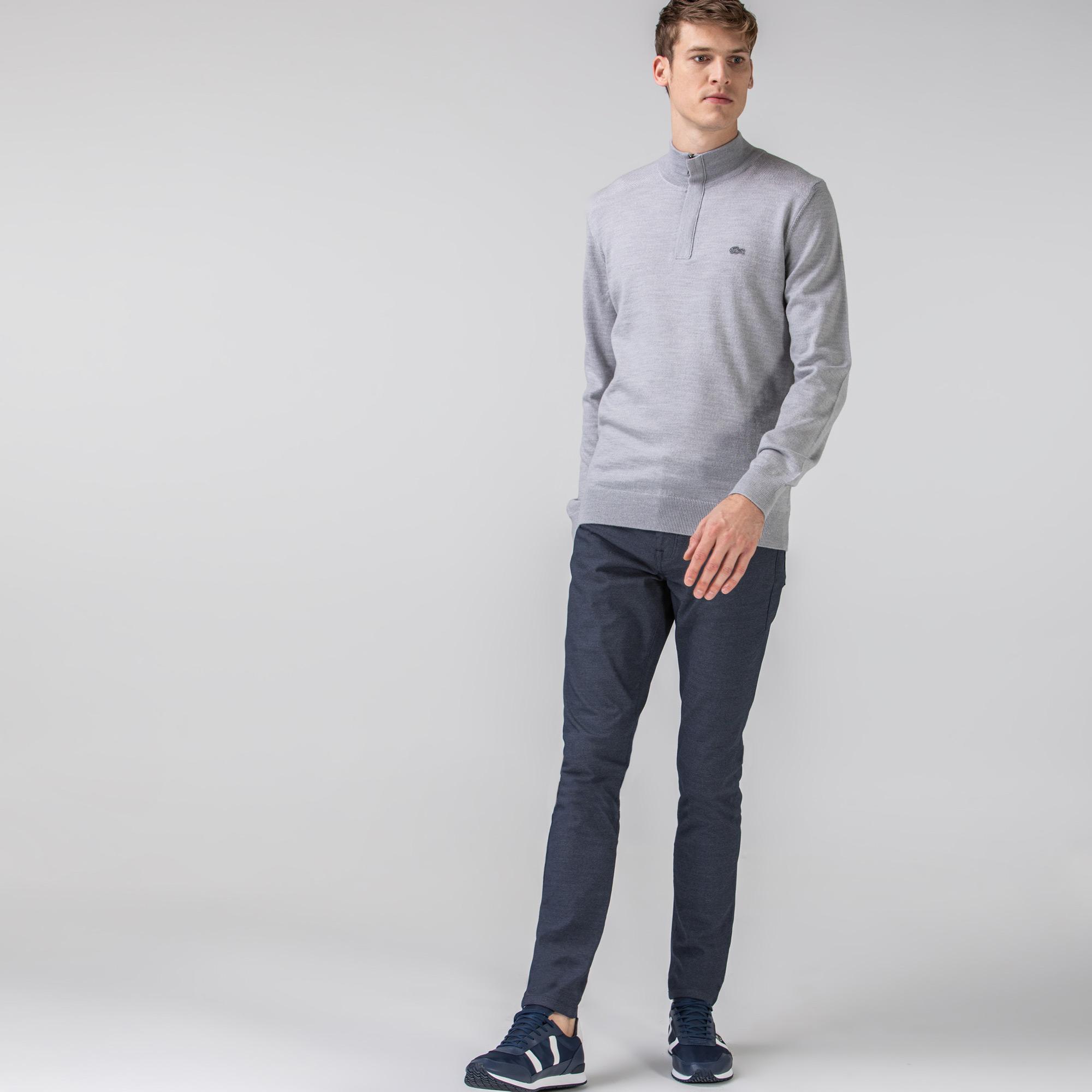 Lacoste Erkek Slim Fit Denim Lacivert Pantolon