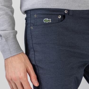  Lacoste Erkek Slim Fit Denim Lacivert Pantolon