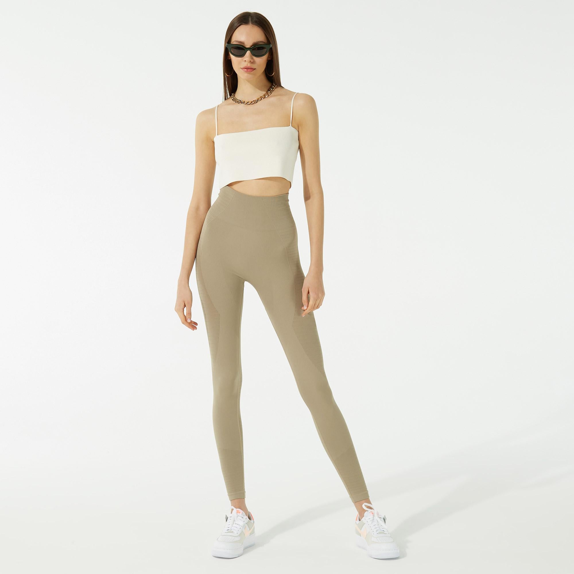 Jerf Gela Kadın Haki Tayt