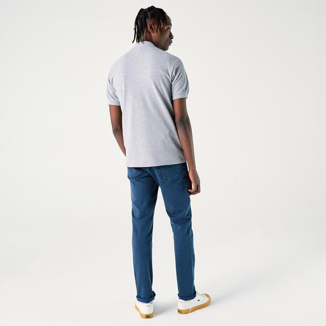  Erkek Classic Fit Marl L.12.12 Açık Gri Polo