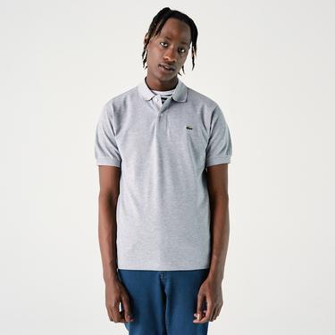  Erkek Classic Fit Marl L.12.12 Açık Gri Polo