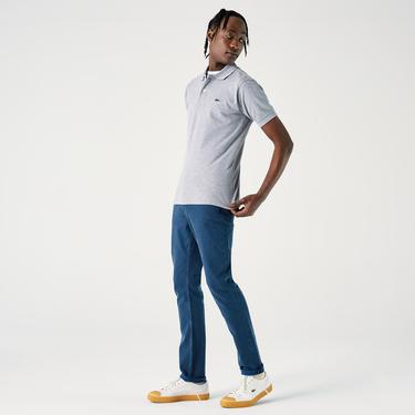  Erkek Classic Fit Marl L.12.12 Açık Gri Polo