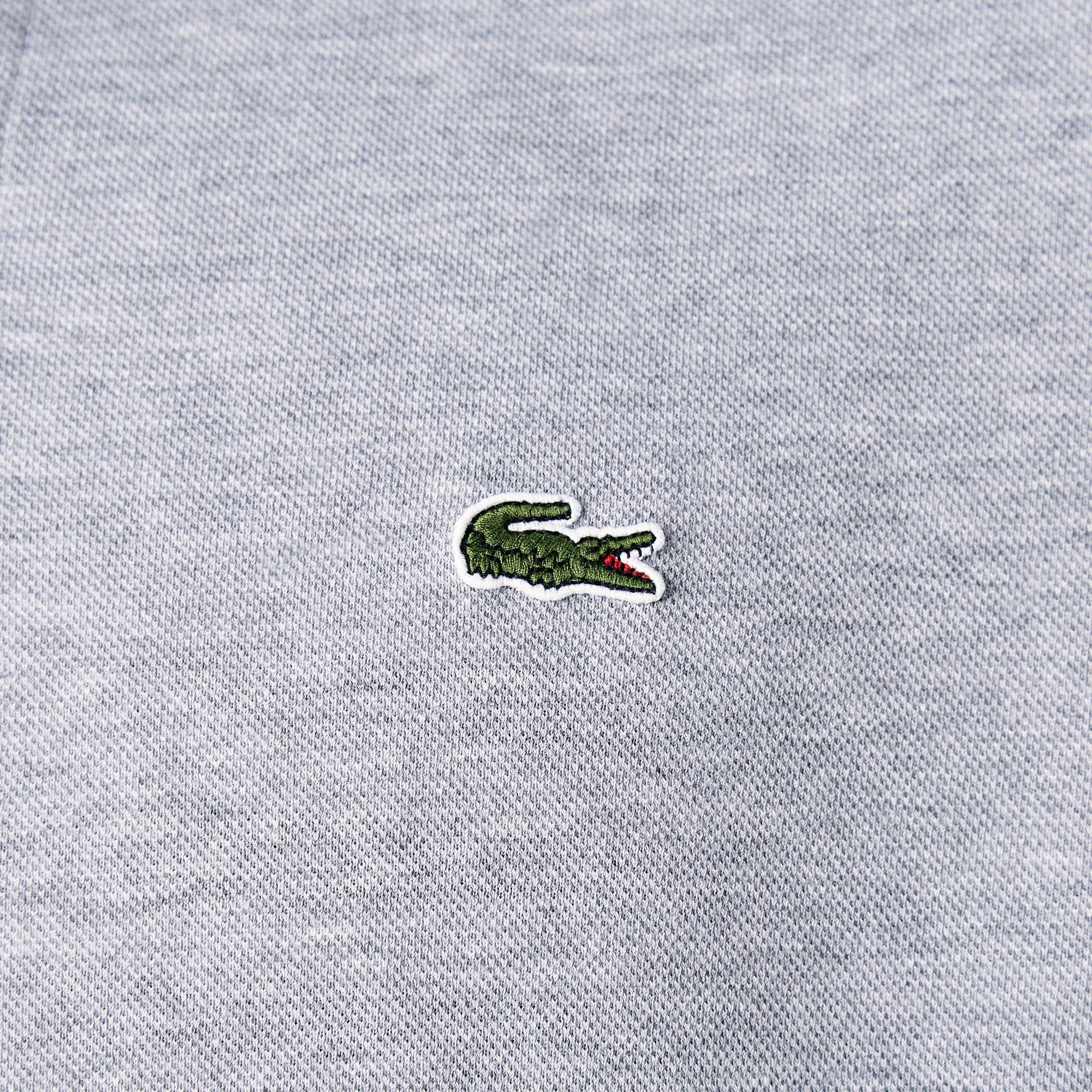 Lacoste Erkek Slim Fit Marl L.12.12 Açık Gri Polo