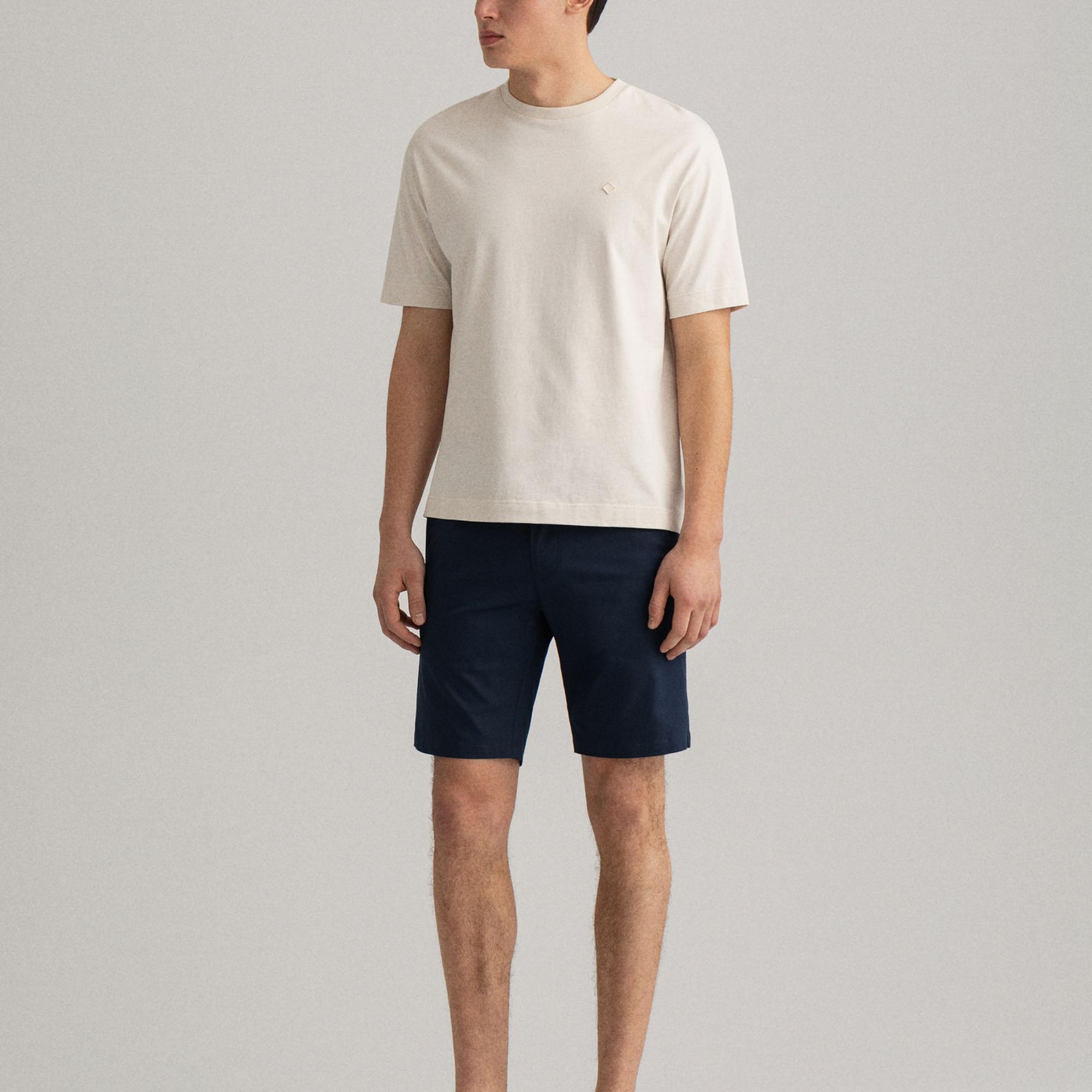 GANT Erkek Lacivert Slim Fit Şort