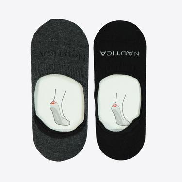  Nautica Unisex Renkli Babet 2'li Çorap