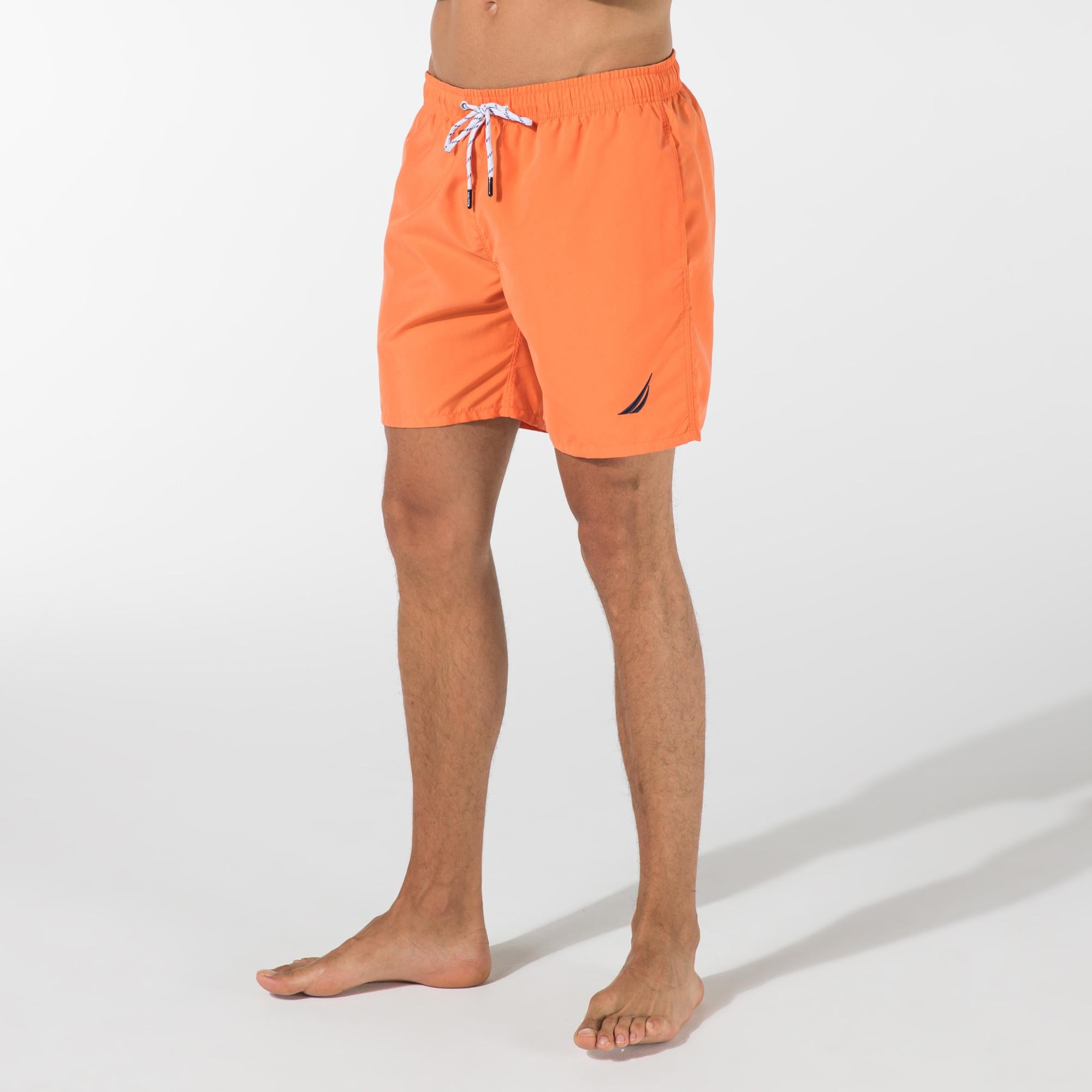 Nautica Erkek Turuncu Regular Fit Mayo Şort