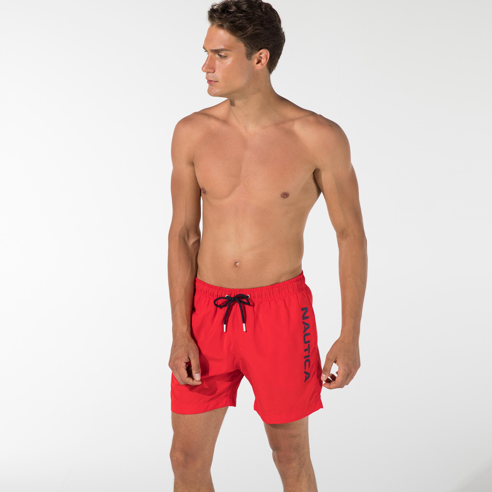 Nautica Erkek Kırmızı Mayo Şort