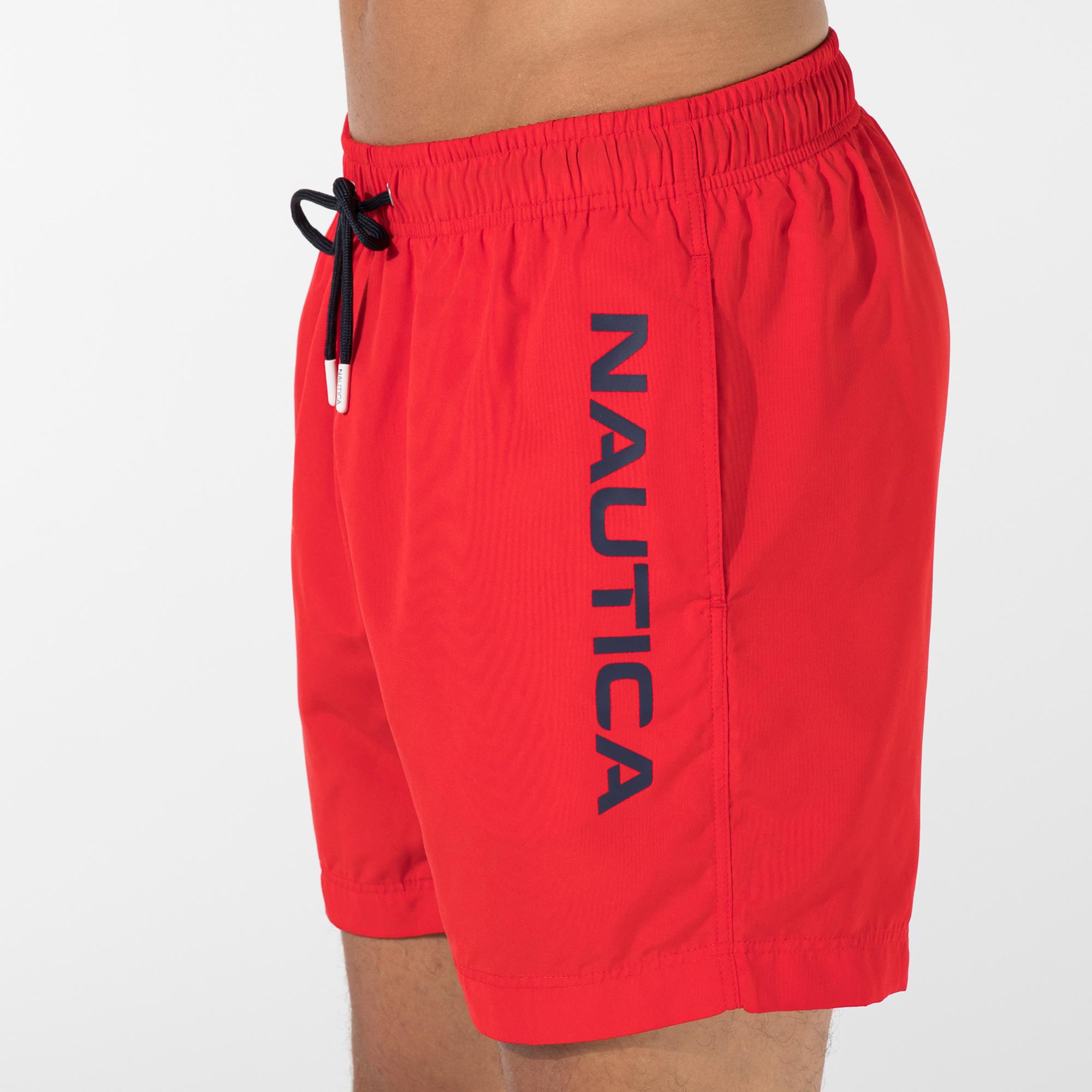 Nautica Erkek Kırmızı Mayo Şort