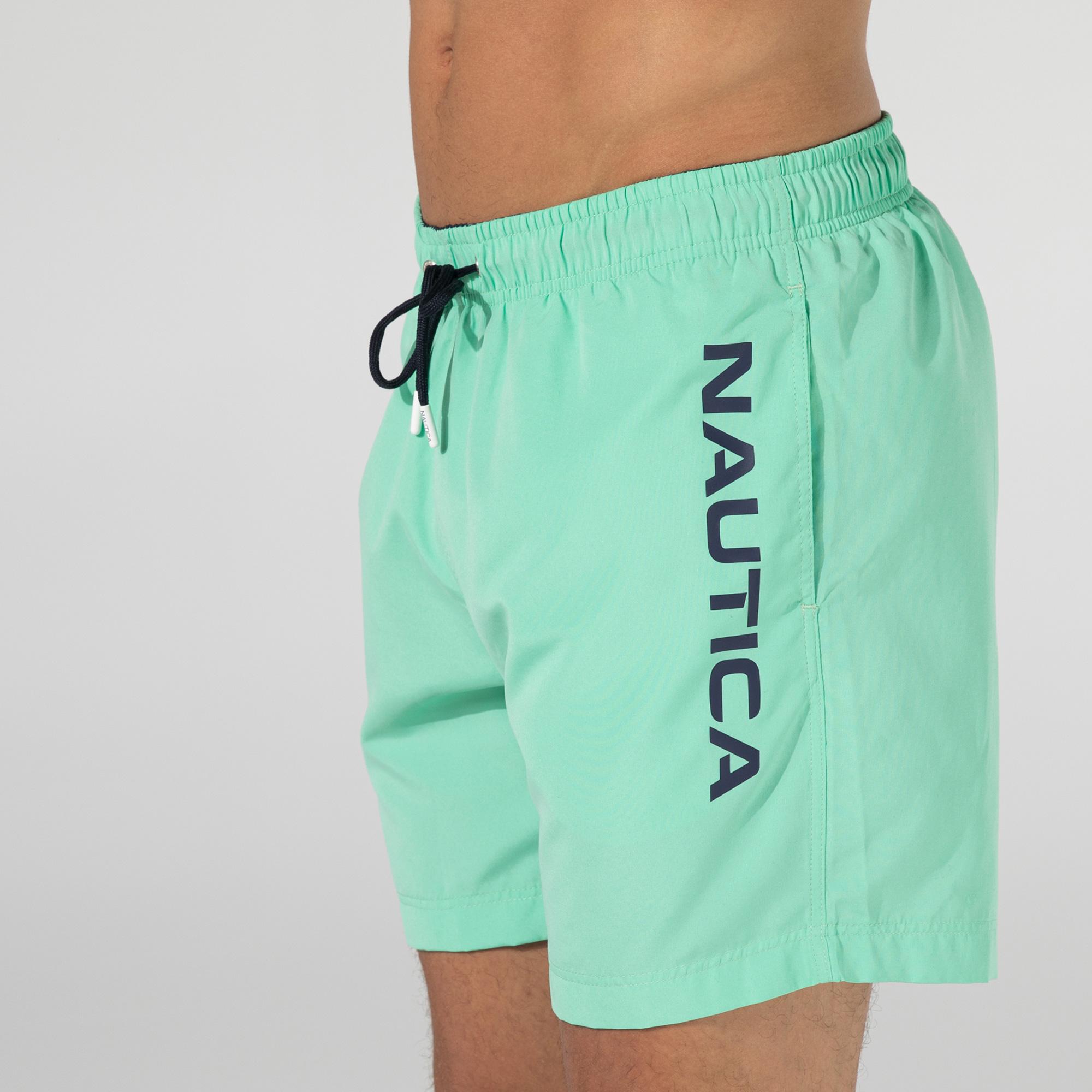 Nautica Erkek Yeşil Mayo Şort