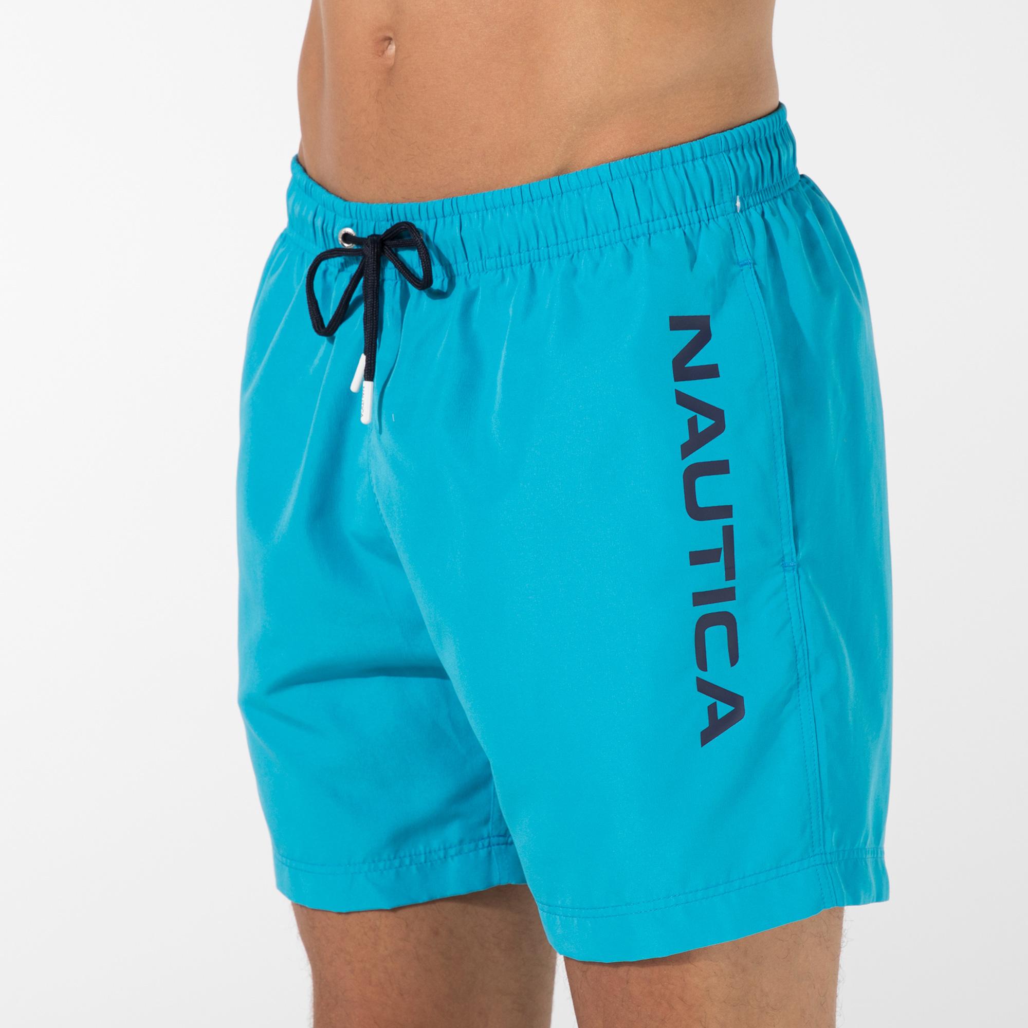 Nautica Erkek Mavi Mayo Şort