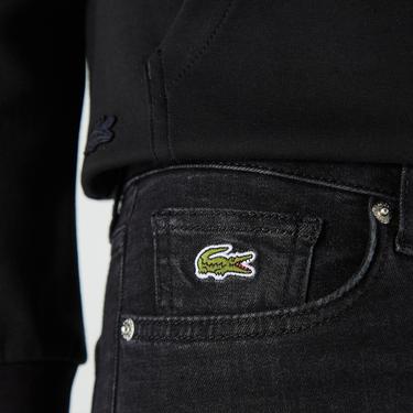  Lacoste Kadın Skinny Fit Denim Koyu Gri Pantolon