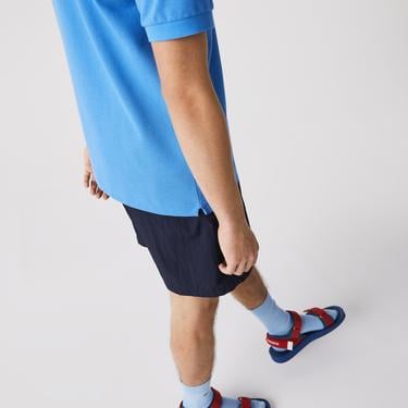  L.12.12 Erkek Classic Fit Mavi Polo