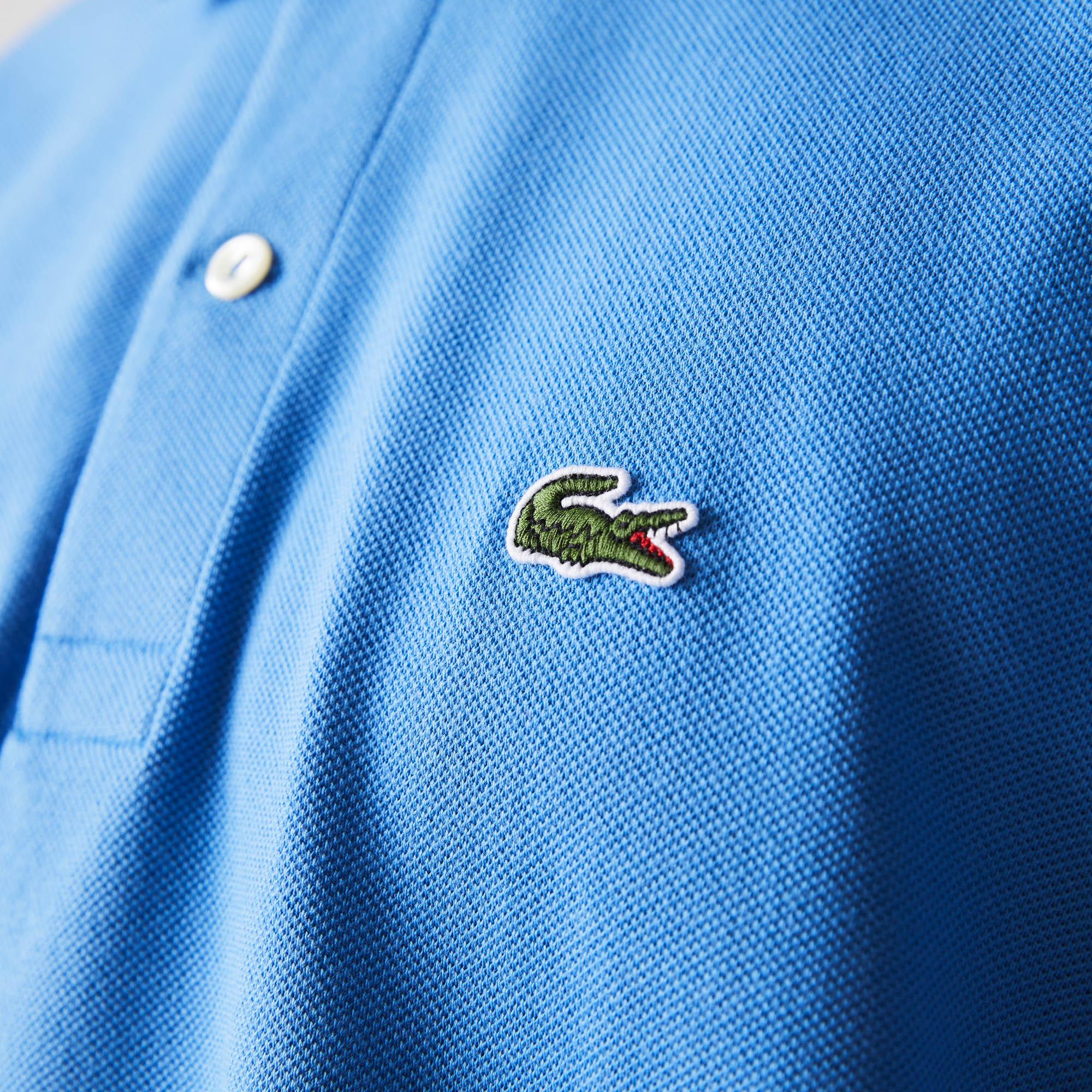 L.12.12 Erkek Classic Fit Mavi Polo