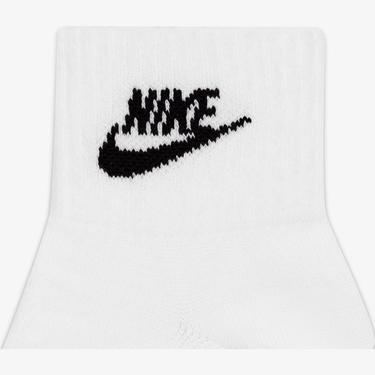 Nike Sportswear Everyday Essential An 3'lü Unisex Beyaz Çorap
