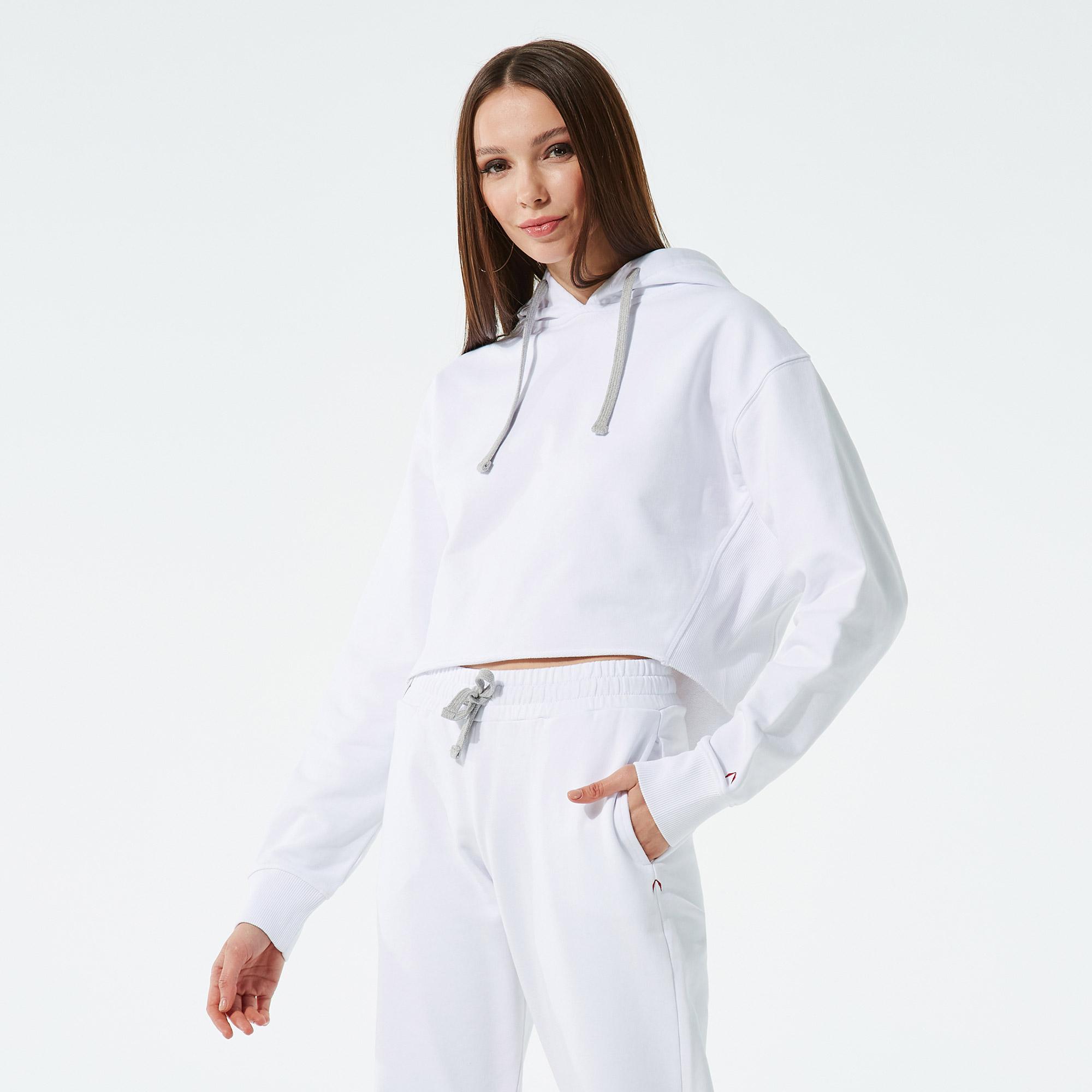 The Stay Line Lumi Kadın Beyaz Hoodie