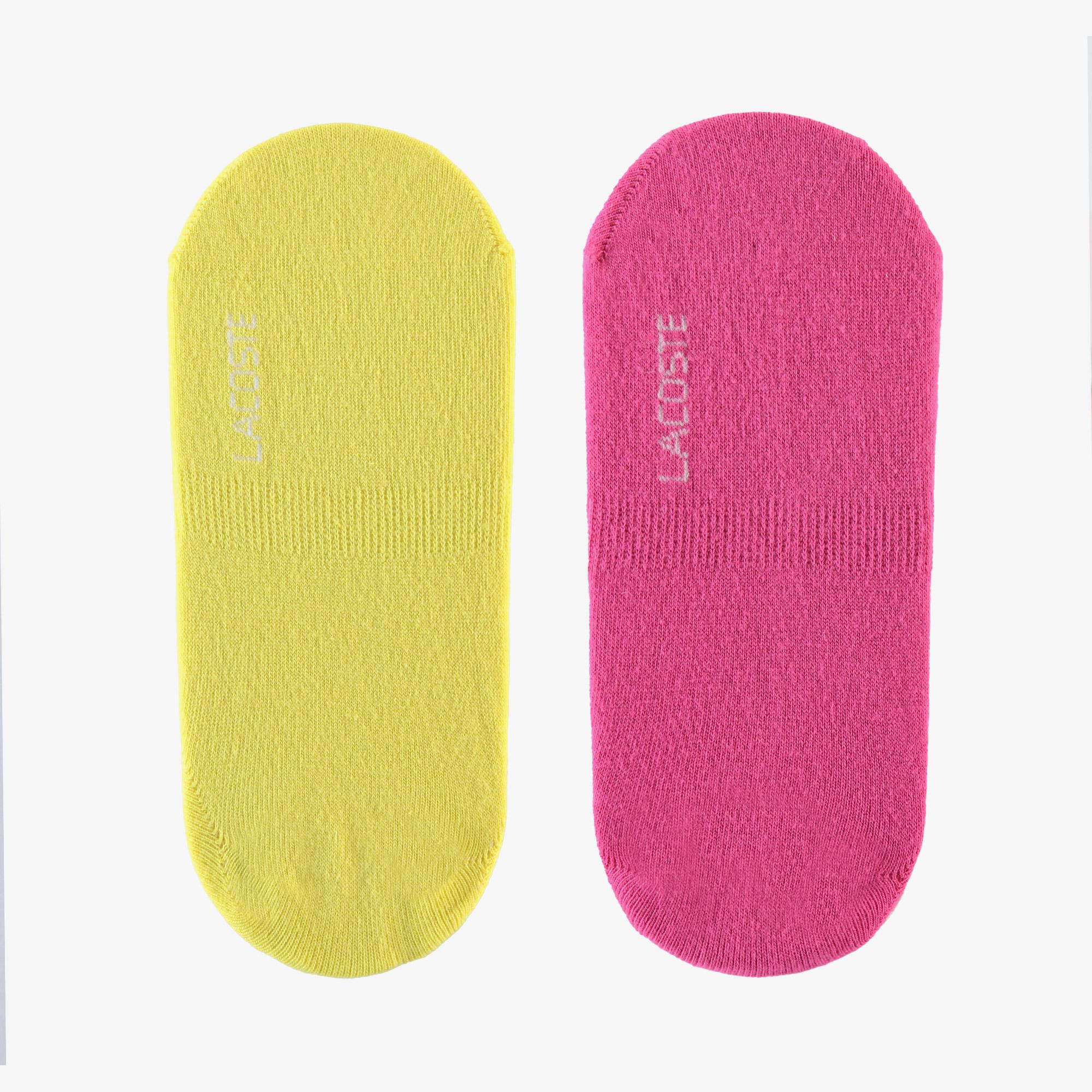 Lacoste Unisex Babet Renk Bloklu Koyu Pembe Çorap