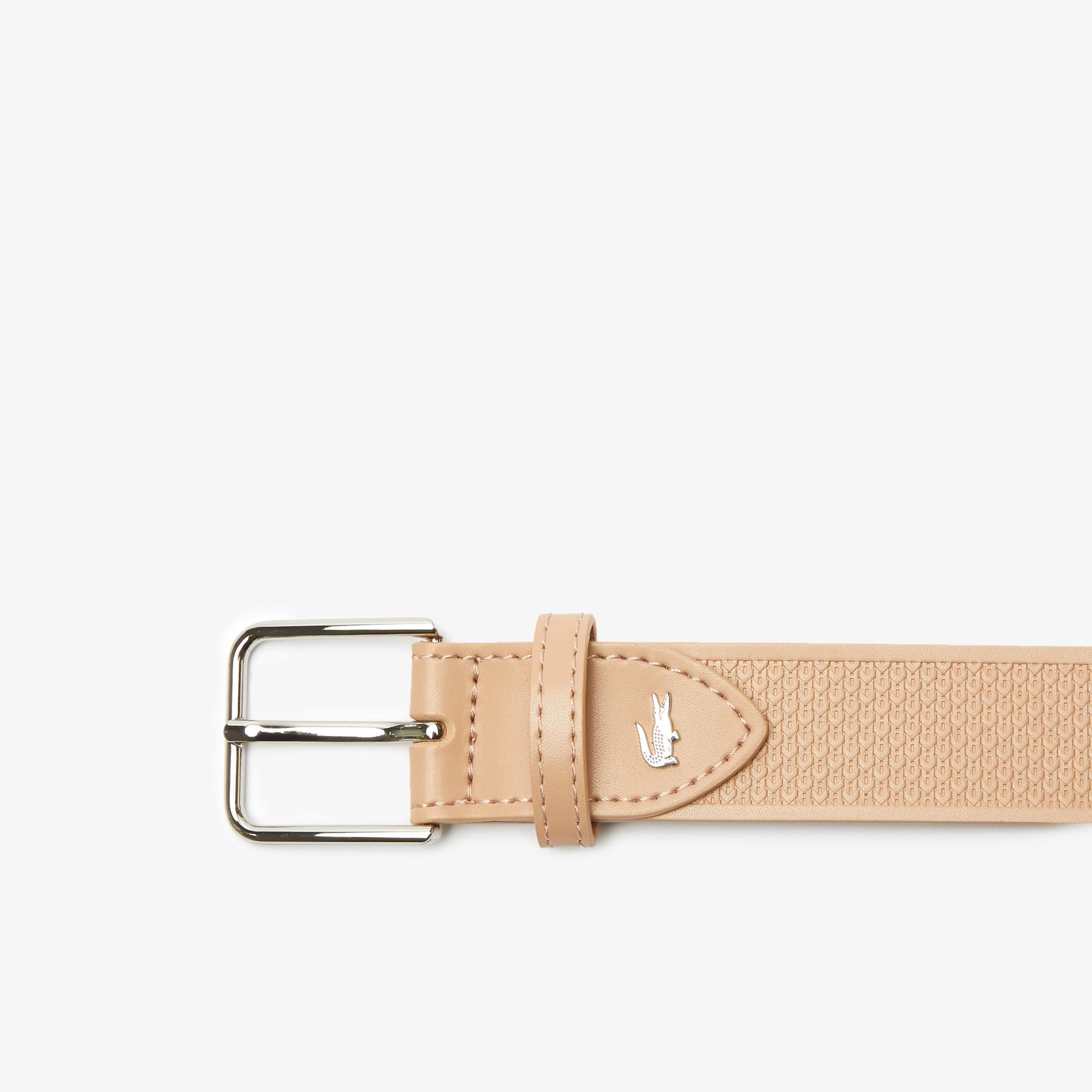 Lacoste Chantaco Kadın Deri Bej Kemer