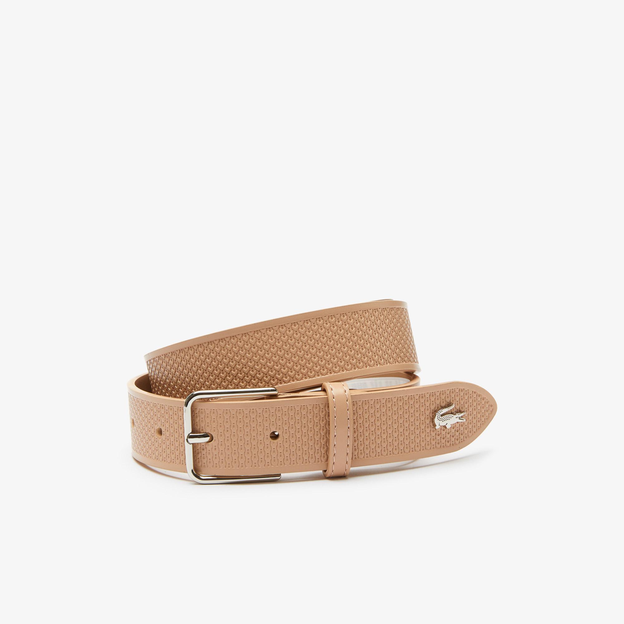 Lacoste Chantaco Kadın Deri Bej Kemer