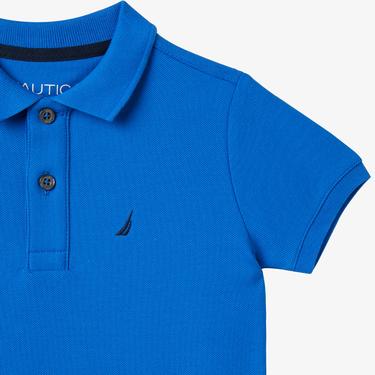  Nautica Erkek Çocuk Mavi Kısa Kollu Polo