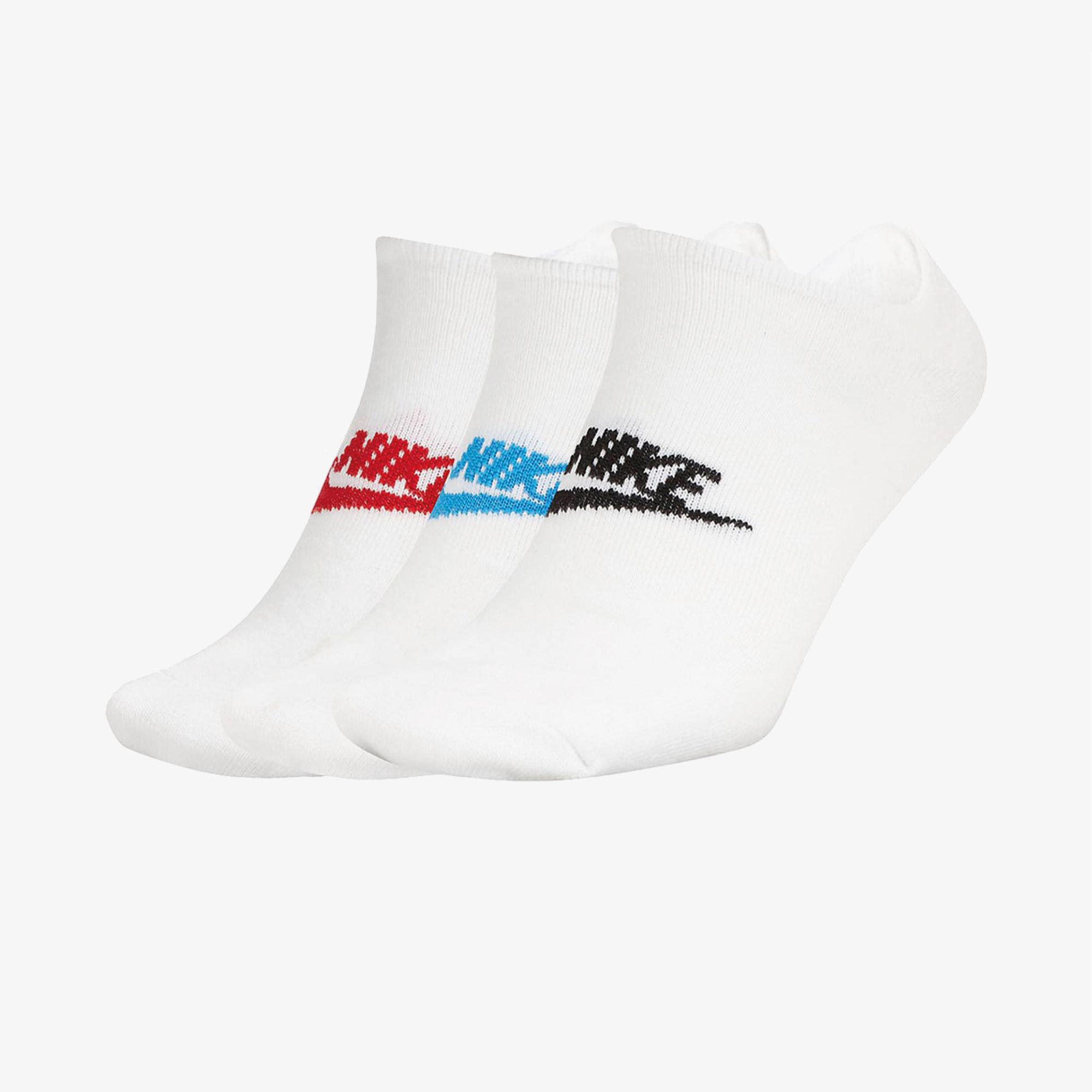 Nike Sportswear Everyday Essential Unisex 3'lü Renkli Çorap